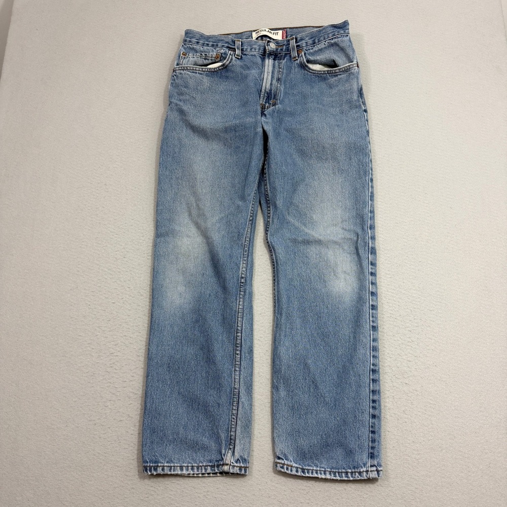 Vintage Levis 505 Jeans Men's 33x30 Blue Regular Fit Straight Leg Denim y2k 2008